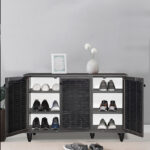 Shoe cabinet Ronan wenge 105x35x.66cm - Слика 4