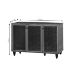 Shoe cabinet Ronan wenge 105x35x.66cm - Слика 5