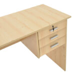 Work desk-chest of drawers Sophia natural 116x57x72cm - Слика 5