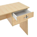 Work desk-chest of drawers Sophia natural 116x57x72cm - Слика 6