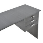 Work desk-chest of drawers Sophia wenge 116x57x72cm - Image 5