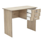 Work desk-chest of drawers Sophia sonoma 116x57x72cm - Слика 3