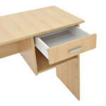 Work desk with drawer Michael natural 88x45x72cm - Слика 6