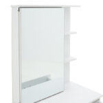 Dressing table with mirror Zelia in white colour 60x40.5x151cm - Слика 3