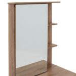 Dressing table with mirror Zelia in oak colour 60x40.5x151cm - Слика 3