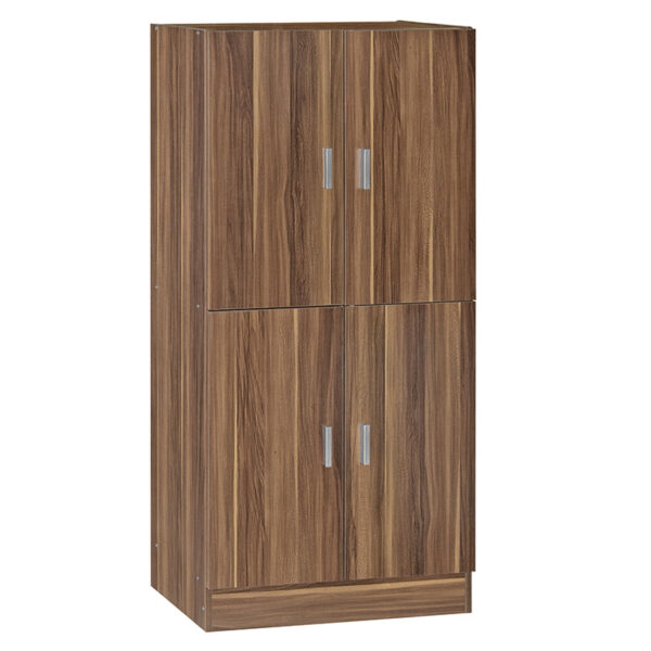 Shoe cabinet Felicity walnut 60x32x127cm