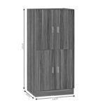 Shoe cabinet Felicity wenge eo 60x32x127cm - Image 4