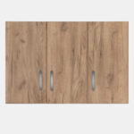 Cabinet Zelia 3 doors oak 90x42x60cm - Слика 3