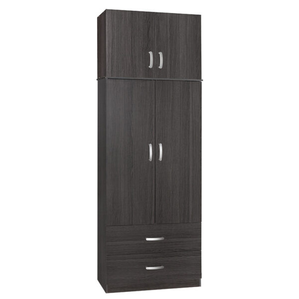 2 door wardrope and cabinet Zelia wenge 79x42x240cm