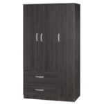 3 door wardrope and cabinet Zelia wenge 90x42x240cm - Слика 2