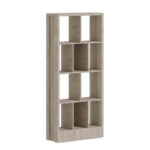 Bookcase Dividre sonoma oak melamine 80x30x181cm