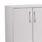 Shoe cabinet Shordo white-oak melamine 60x40.5x80cm - Слика 3