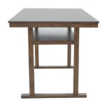 Bar table Tenor natural wood rubberwood-MDF walnut 150x90x91.5cm - Слика 4