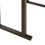 Bar table Tenor natural wood rubberwood-MDF walnut 150x90x91.5cm - Слика 6