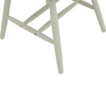Larus natural wood rubberwood anthracite chair-white 50x49x90cm - Слика 6