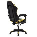 Runner gaming office chair PVC black-fabric yellow - Слика 2