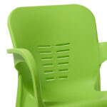 Armchair Feast PP color green-aluminum leg - Image 2