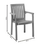 Armchair Expand PP brown color - Image 4