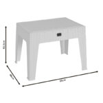 Table Cosmic PP color anthracite 55x40x43.5cm - Image 3