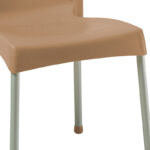 Chair Crafted PP color cappucino - aluminium leg - Слика 3