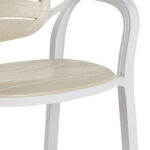 Armchair Gentle PP color white-capuccino - Image 3