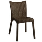 Dining set Explore-Confident set 3pieces PP brown 90x90x73.5cm - Слика 3