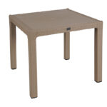 Dining set Explore-Halcyon set 3pieces PP cappuccino 90x90x73,5cm - Слика 2