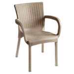 Dining set Explore-Festive set 5pieces PP cappuccino 90x90x73,5cm - Слика 3