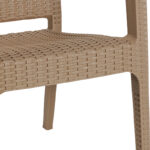 Dining table Icon-Halcyon set of 5 pieces PP in cappuccino color - Image 4