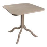 Dining table Icoan-Halcyon set of 3 pieces PP in cappuccino color - Image 5