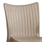 Icon-Confident dining set 5pcs PP in cappuccino color - Image 3