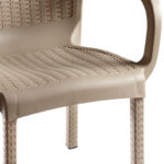 Icon-Festive dining set 5pcs PP in cappuccino color - Image 4