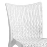 Icon-Confident dining set 3pcs PP in white shade - Image 3