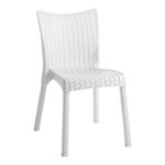 Icon-Confident dining set 5pcs PP in white shade - Слика 2