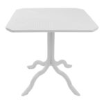 Icon PP table in white color 80x80x74.5cm - Image 2
