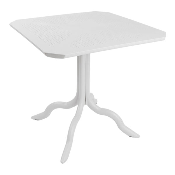 Icon PP table in white color 80x80x74.5cm