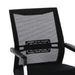 Visitor office chair Chromatic metal-mesh black - Image 5