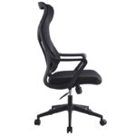 Manager office chair Flexibility with fabric mesh in black colour - Слика 3