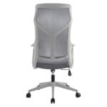 Manager office chair Flexibility with fabric mesh in grey colour - Image 2