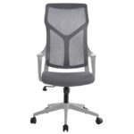 Manager office chair Flexibility with fabric mesh in grey colour - Image 4