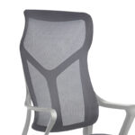 Manager office chair Flexibility with fabric mesh in grey colour - Image 5