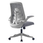 Office chair Enrich with fabric mesh in grey colour - Слика 2