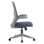 Office chair Enrich with fabric mesh in grey colour - Слика 3