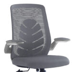 Office chair Enrich with fabric mesh in grey colour - Слика 5