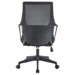 Office chair Fragrant with fabric mesh in black colour - Image 2
