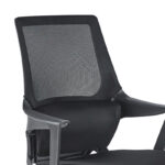 Office chair Fragrant with fabric mesh in black colour - Image 5