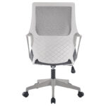 Office chair Fragrant with fabric mesh in grey colour - Image 2