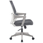 Office chair Fragrant with fabric mesh in grey colour - Image 3
