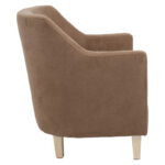 Armchair Joyful fabric brown-natual 71x71x81cm - Слика 3