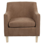 Armchair Joyful fabric brown-natual 71x71x81cm - Слика 4